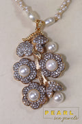 Pearl Blossom Pendant Set