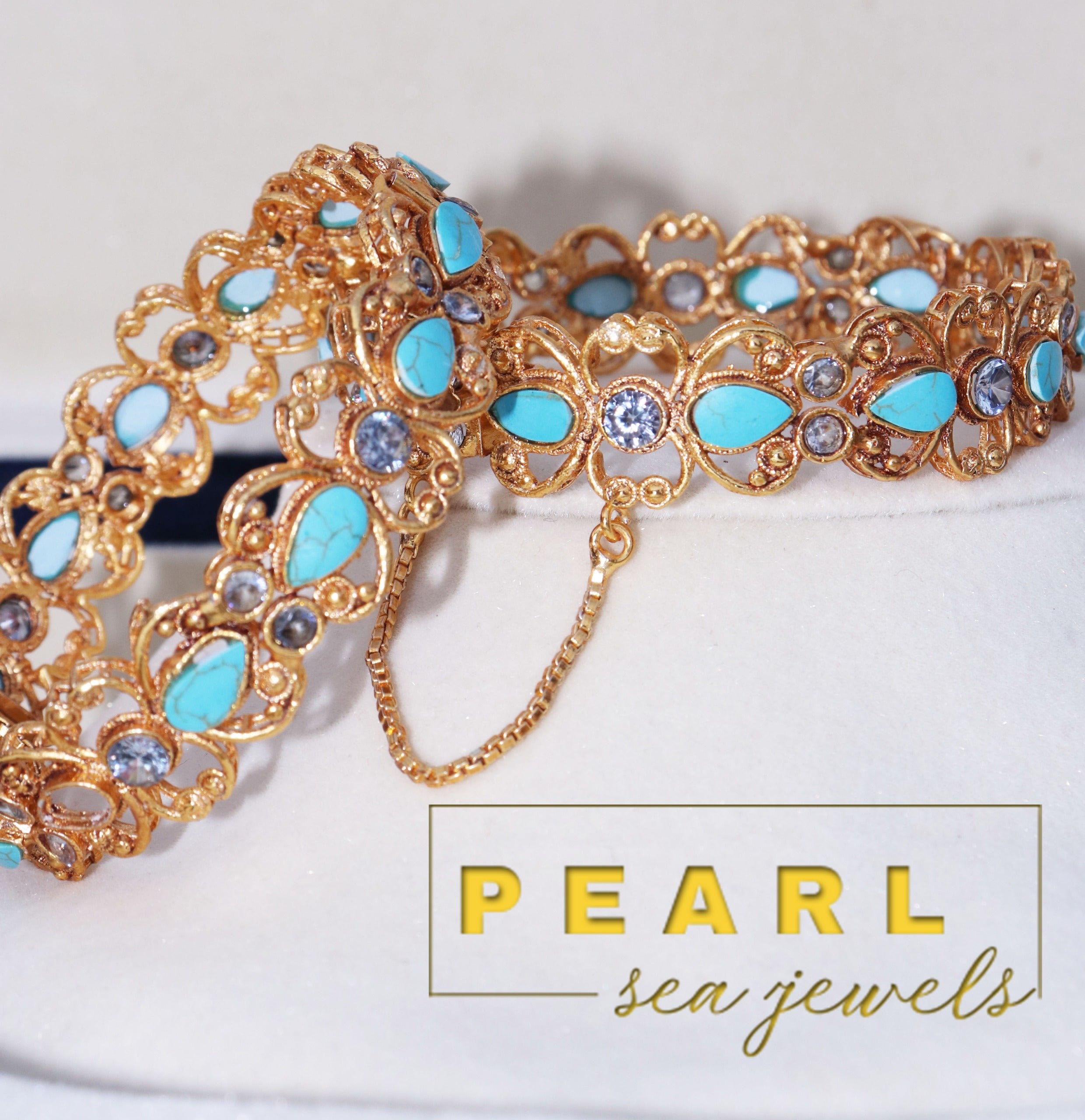 Ferozi Bloom Bangles