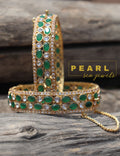 Emerald Radiance Bangles